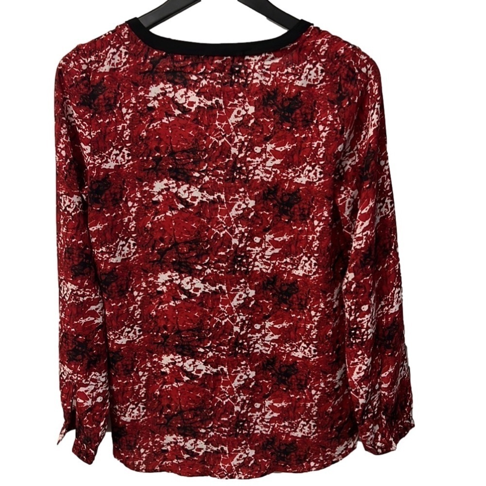 NWT Ricki’s Plunge V Neck Wrap Blouse - Picture 5 of 7